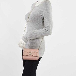 Valentino Pink Lambskin Leather Rockstud Bow Crossbody Bag